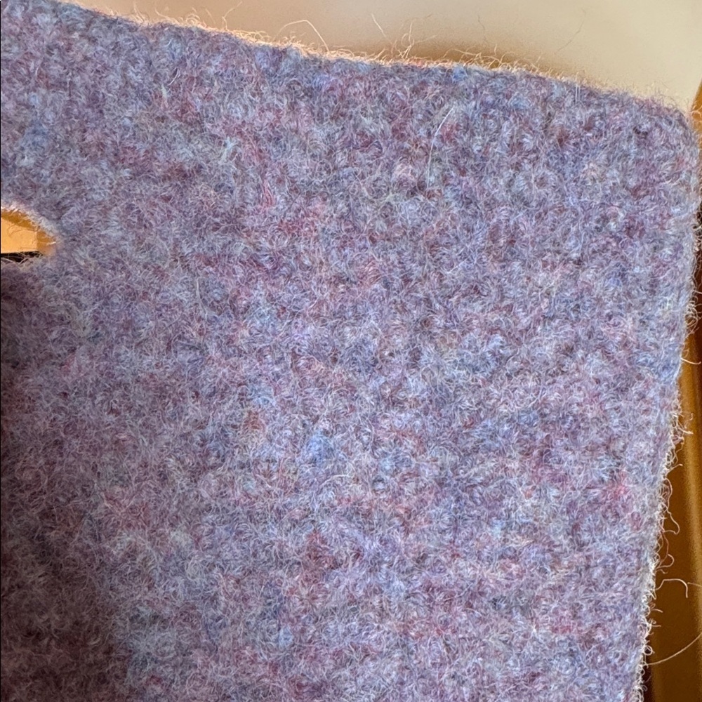 Handmade Felted Pink Wool Handbag Clutch - Picture 2 of 4